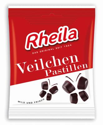 RHEILA Veilchen Pastillen mit Zucker