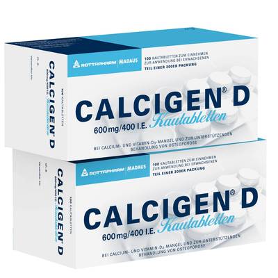 CALCIGEN D 600 mg/400 I.E. Kautabletten