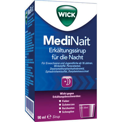 WICK MediNait Erkltungssirup fr die Nacht