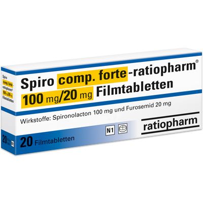 SPIRO COMP. forte-ratiopharm 100 mg/20 mg Filmtab.