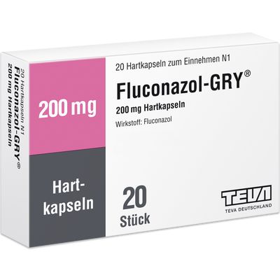 FLUCONAZOL GRY 200 mg Hartkapseln