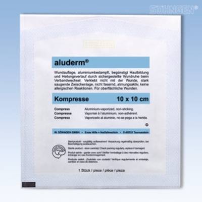 ALUDERM Kompressen 10x10 cm