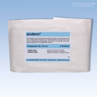 ALUDERM Kompressen 10x10 cm