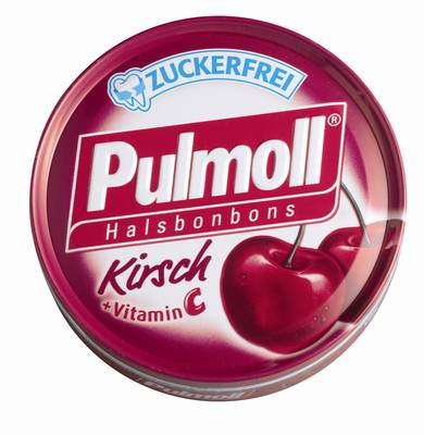 PULMOLL Kirsche zuckerfrei Bonbons