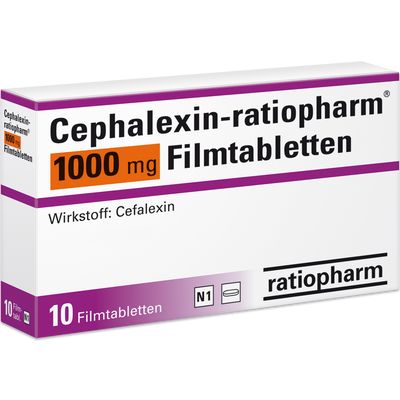 CEPHALEXIN-ratiopharm 1000 mg Filmtabletten