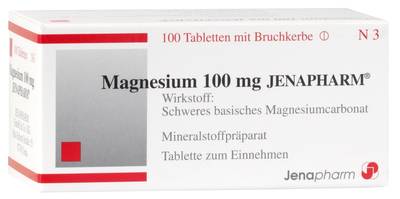 MAGNESIUM 100 mg Jenapharm Tabletten