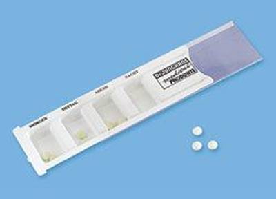 MEDIKAMENTENDISPENSER Kst.m.Abdeckung