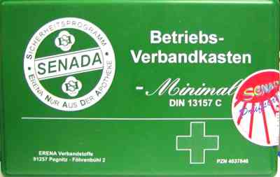 SENADA Verbandkasten minimal DIN 13157