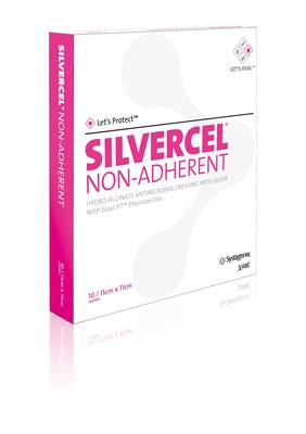 SILVERCEL non Adherent Hydroalginat Verb.11x11 cm