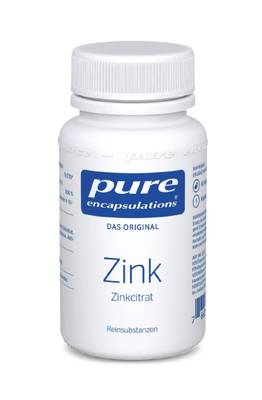 PURE ENCAPSULATIONS Zink Zinkcitrat Kapseln