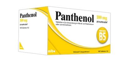 PANTHENOL 100 mg Jenapharm Tabletten