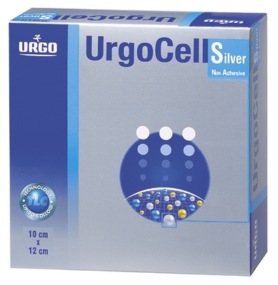 URGOCELL silver non Adhesive Verband 6x6 cm