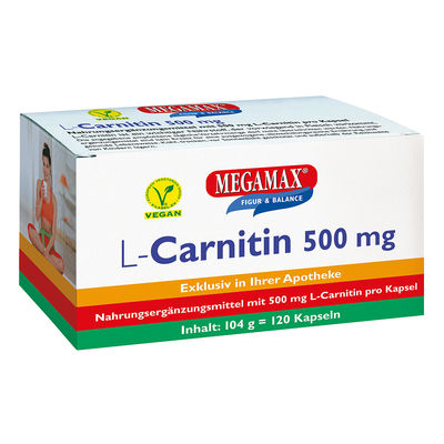 L-CARNITIN 500 mg Megamax Kapseln