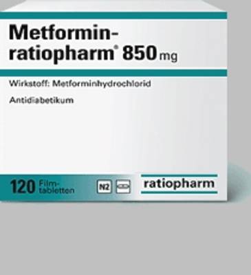 METFORMIN-ratiopharm 850 mg Filmtabletten